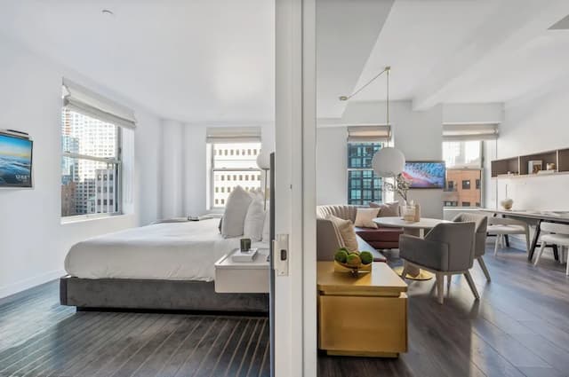 Sonder City Hall Park-奢華公寓, 1 間臥室, 廚房-10