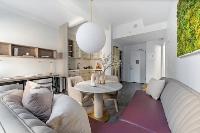 Sonder City Hall Park-奢華公寓, 1 間臥室, 廚房-14