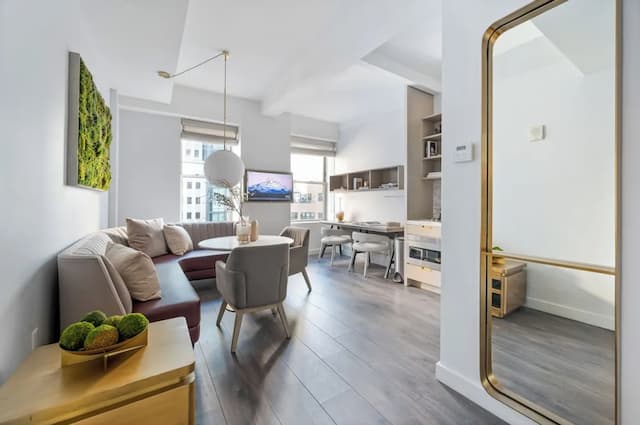 Sonder City Hall Park-奢華公寓, 1 間臥室, 廚房-1