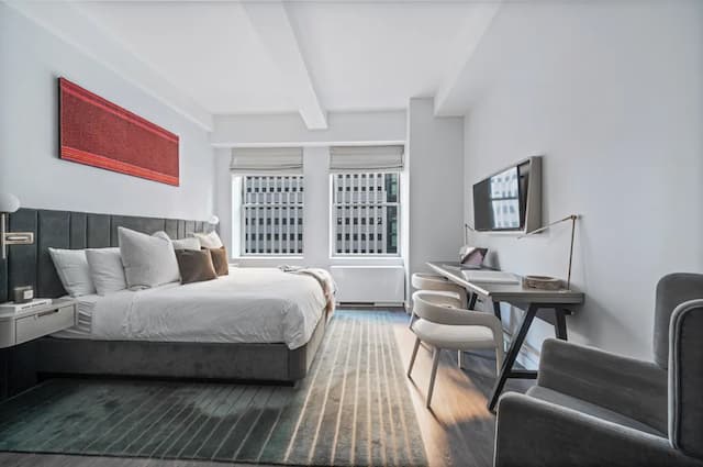 Sonder City Hall Park-經典開放式客房, 1 張特大雙人床, 簡易廚房-6