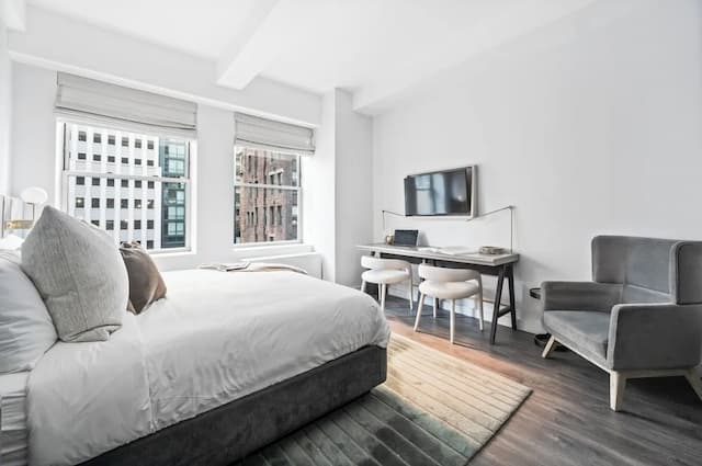 Sonder City Hall Park-經典開放式客房, 1 張特大雙人床, 簡易廚房-12