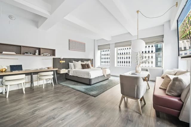 Sonder City Hall Park-豪華開放式客房, 1 張特大雙人床, 廚房-13