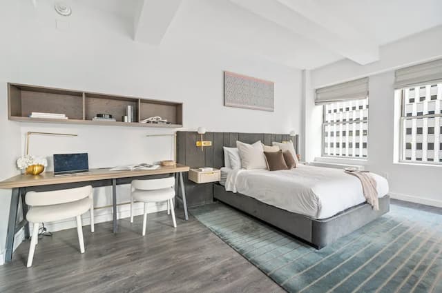 Sonder City Hall Park-豪華開放式客房, 1 張特大雙人床, 廚房-11