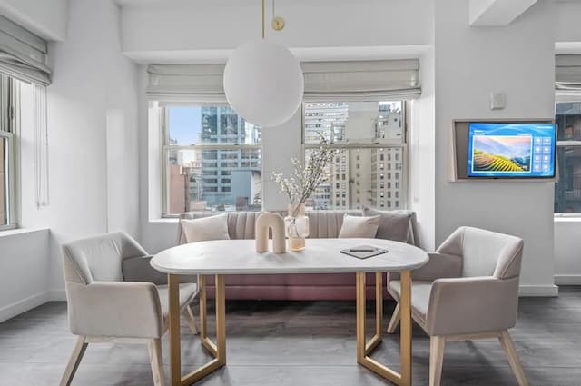 Sonder City Hall Park-豪華開放式客房, 1 張特大雙人床, 廚房-17