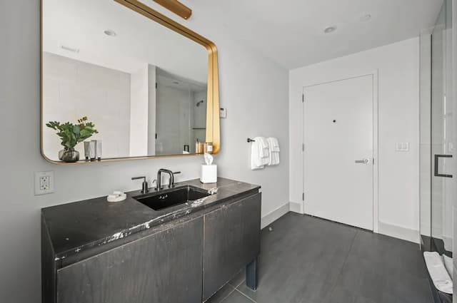 Sonder City Hall Park-豪華開放式客房, 1 張特大雙人床, 廚房-23