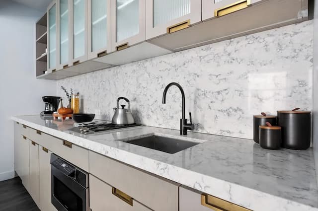 Sonder City Hall Park-極品開放式客房, 1 張特大雙人床, 廚房-9