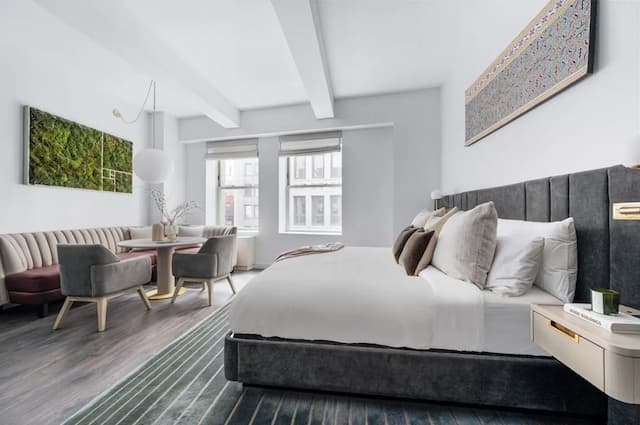 Sonder City Hall Park-極品開放式客房, 1 張特大雙人床, 廚房-1