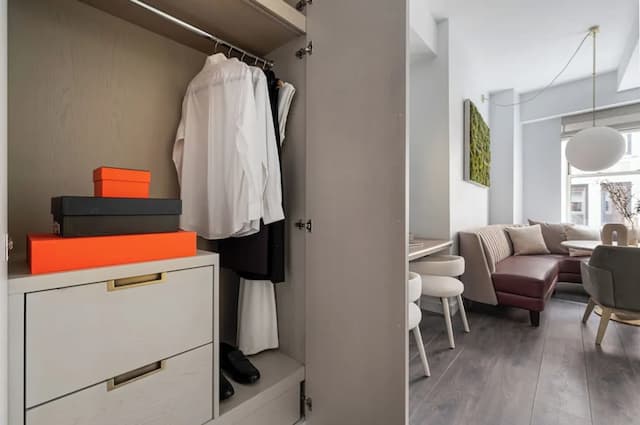 Sonder City Hall Park-極品開放式客房, 1 張特大雙人床, 廚房-10