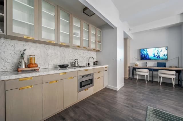 Sonder City Hall Park-極品開放式客房, 1 張特大雙人床, 廚房-7