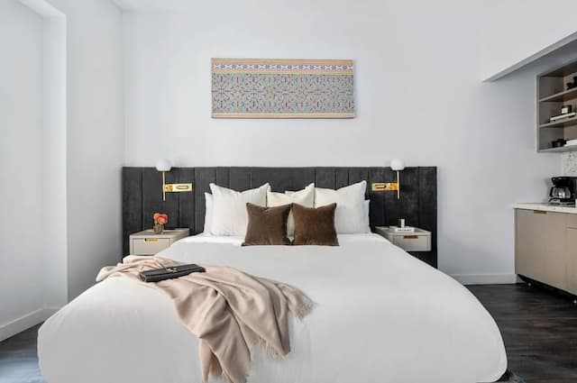 Sonder City Hall Park-極品開放式客房, 1 張特大雙人床, 廚房-4