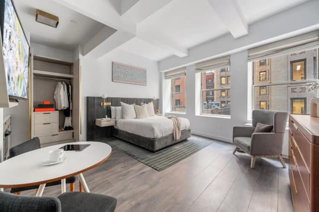 17John-Classic Studio, 1 Queen Bed, Kitchen-10