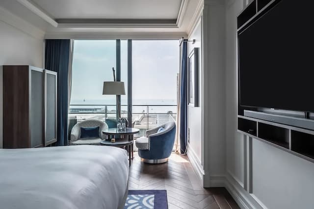 Sofitel Barcelona Skipper-Luxury Room, 1 King Bed, Balcony, Sea View-1