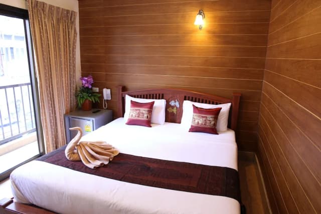 塔尼廣場酒店-Deluxe Double Room with Balcony-3