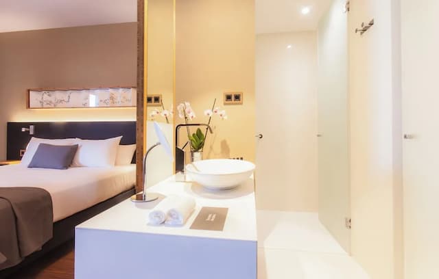 巴塞隆拿海洋大道酒店-豪華雙人房單人入住, 露台-3