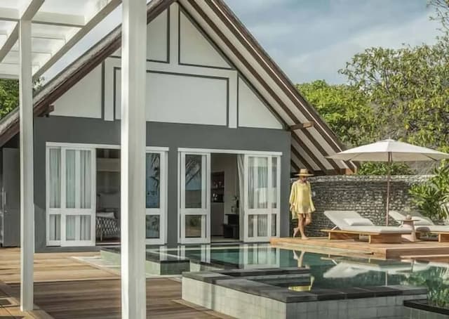 포시즌스 몰디브 앳 란다 기라바루-프리미어 방갈로, 킹사이즈침대 1개, 바닷가-4