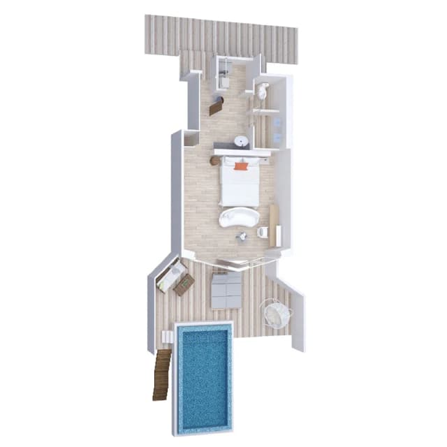 南阿里環礁麗世-Romantic Pool Water Villa-10