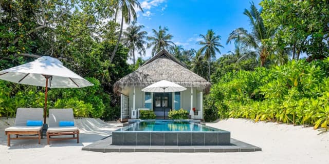 麗世 - 南阿里環礁-別墅, 1 張特大雙人床 (Romantic Beach Pool)-3
