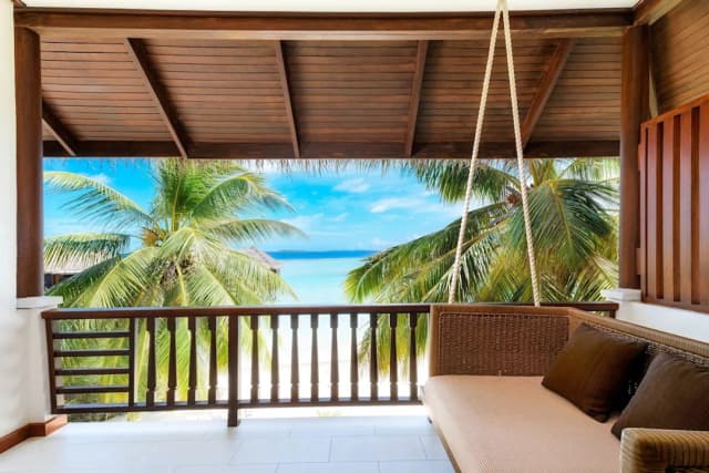 Sheraton Maldives Full Moon Resort & Spa-Deluxe Room, 1 King Bed, Beach View-5