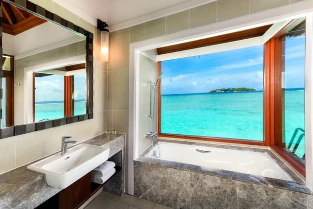 Sheraton Maldives Full Moon Resort & Spa-Villa, 1 King Bed, Ocean View (Overwater)-7