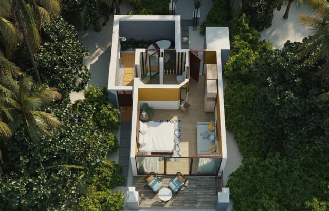 사이 라군 몰디브, 쿠리오 컬렉션 바이 힐튼-King Beach Villa-3