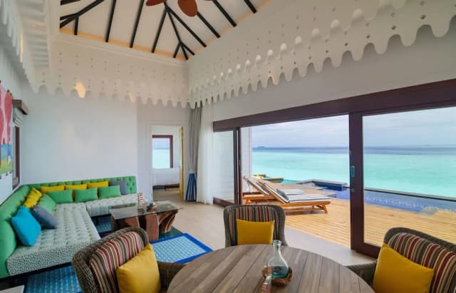サイ ラグーン モルディブ キュリオ コレクション バイ ヒルトン-King 2-Bedroom Overwater Pool Villa-6