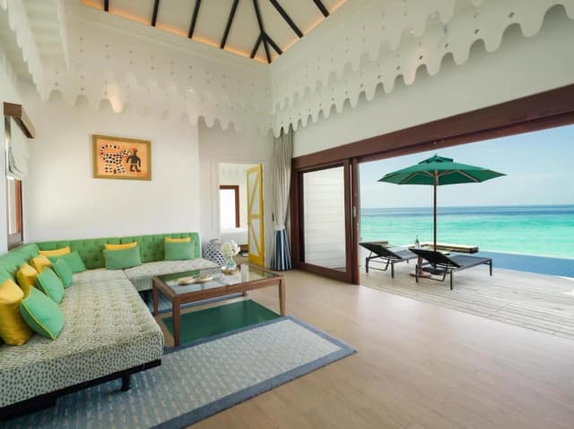 サイ ラグーン モルディブ キュリオ コレクション バイ ヒルトン-King 2-Bedroom Overwater Pool Villa-13