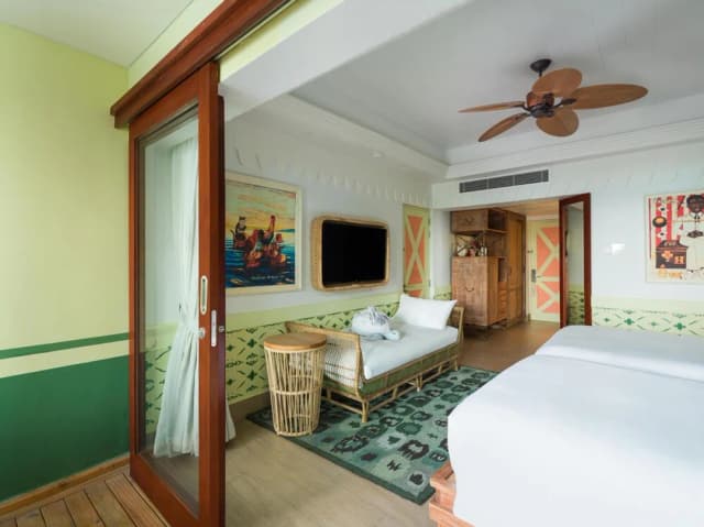 사이 라군 몰디브, 쿠리오 컬렉션 바이 힐튼-패밀리룸, 침실 2개, 해변 (2-Bedroom Family Beach Room)-10
