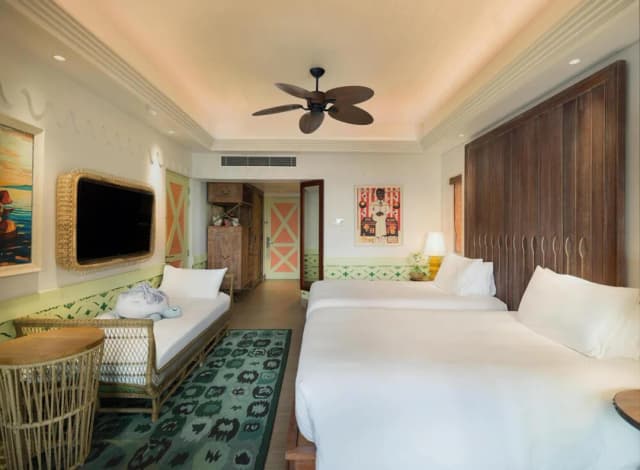 사이 라군 몰디브, 쿠리오 컬렉션 바이 힐튼-패밀리룸, 침실 2개, 해변 (2-Bedroom Family Beach Room)-8