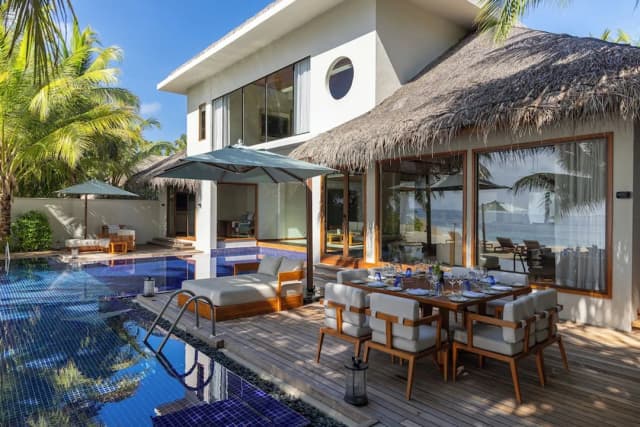 馬爾地夫芙花芬渡假村-Two Bedroom Beach Pavilion with Pool-17