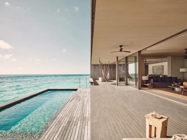 馬爾地夫 Patina 飯店, 法里群島-別墅, 多張床 (Water Pool Villa)-1