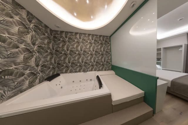 스마트 호텔 나폴리-룸, 더블침대 1개, 분사식 욕조-18