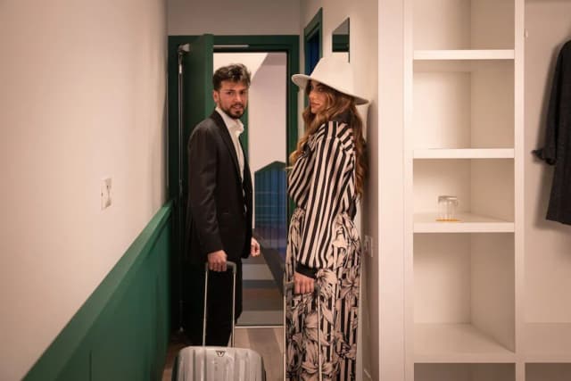 스마트 호텔 나폴리-룸, 더블침대 1개, 분사식 욕조-4