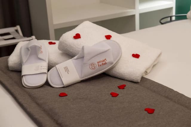 스마트 호텔 나폴리-룸, 더블침대 1개, 분사식 욕조-11