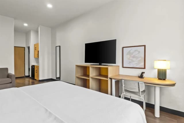 스파크 바이 힐튼 휴스턴 하비 공항-룸, 킹사이즈침대 1개, 장애인 지원 (Mobility & Hearing, Roll-in Shower)-2