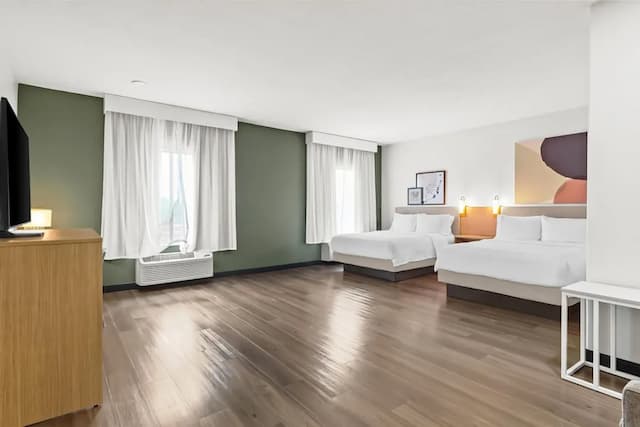 스파크 바이 힐튼 휴스턴 하비 공항-룸, 퀸사이즈침대 2개-5