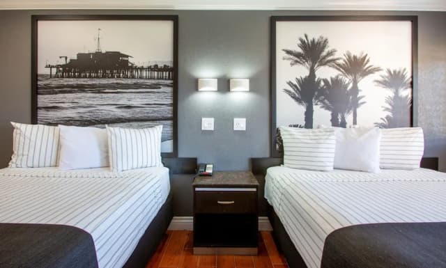 英格爾伍德洛杉磯國際機場溫德姆速 8 飯店-Two Queen Beds-4