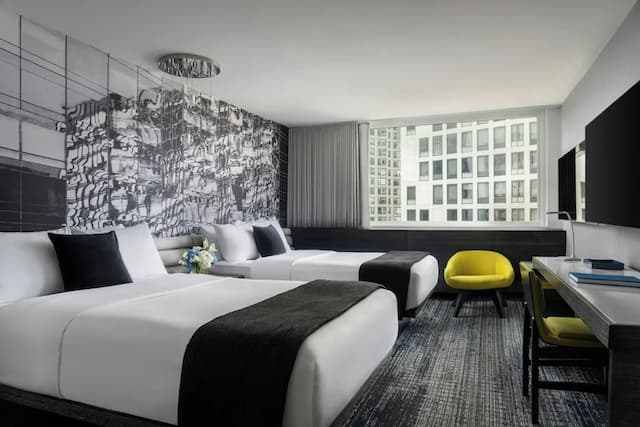 The Wade-Room, 2 Double Beds, City View-5