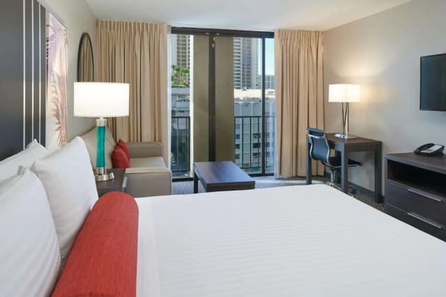 Aqua Palms Waikiki-客房, 城市景观-1