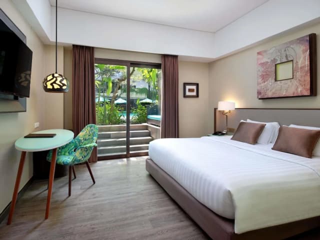 Mercure Bali Legian-华丽客房, 1 张特大床, 使用泳池-1