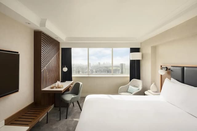 倫敦大都會希爾頓飯店-豪華客房, 1 張特大雙人床, 城市景觀-7