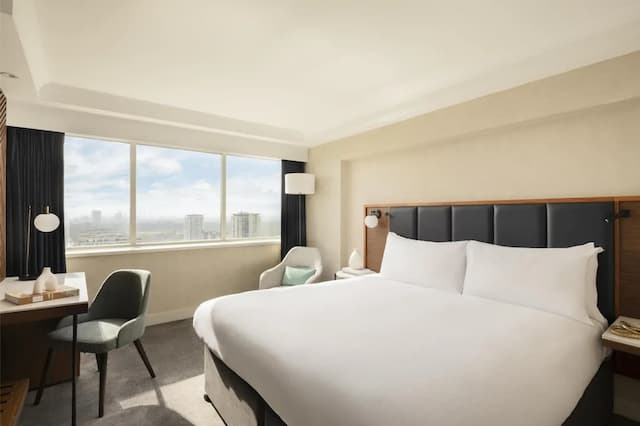 倫敦大都會希爾頓飯店-豪華客房, 1 張特大雙人床, 城市景觀-6
