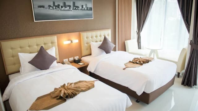 曼谷野餐飯店-標準雙床房-7