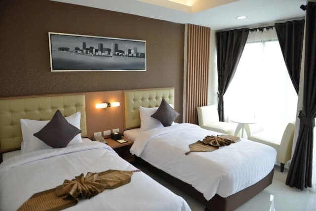 曼谷野餐飯店-標準雙床房-1