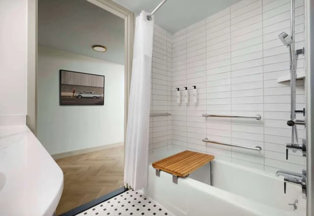 ソネスタ ロサンゼルス エアポート LAク-ルーム クイーンベッド 2 台 バリアフリー (Preferred, Bathtub)-6