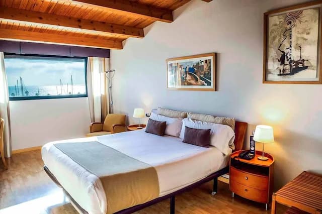 巴塞隆拿埃斯特拉酒店-雙人房, 1 張加大雙人床, 熱水浴缸, 海景-1