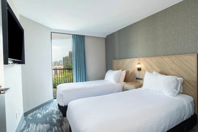 溫哥華戴維桑德曼套房酒店-標準套房, 廚房 (2 Single Beds, Sofa Bed, W/D, Balcony)-1