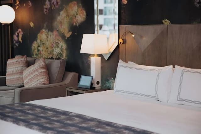 익스체인지 호텔 밴쿠버-클럽룸, 퀸사이즈침대 1개 및 소파베드-4