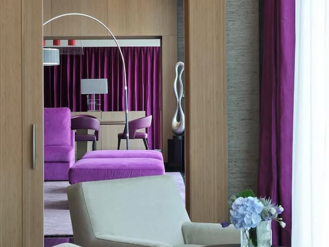 杜拜索菲特酒店-皇室套房, 1 張特大雙人床, 可使用俱樂部酒廊 (Burj KhalifaView)-4