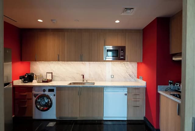 杜拜索菲特酒店-皇室套房, 1 張特大雙人床, 可使用俱樂部酒廊 (Burj KhalifaView)-3