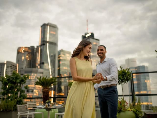 法蘭克福歌劇院索菲特飯店-總統套房, 1 張特大雙人床, 露台, 城市景觀-8